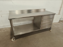 Table inox - 180x72x98cm